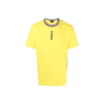 VERSACE T-Shirts Men Yellow