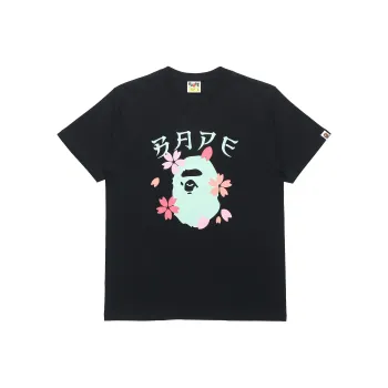 A BATHING APE Head Series T Shirt Unisex Black