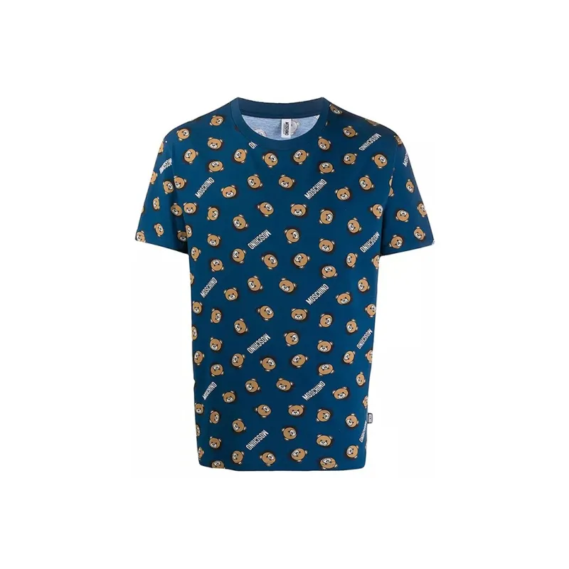 MOSCHINO T Shirts Men Blue-0