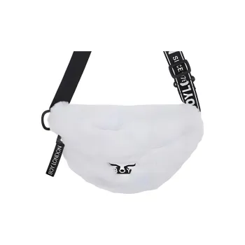 Boy London Polyester Shoulder Bag Crossbody Bag Fanny Pack Regular Unisex White