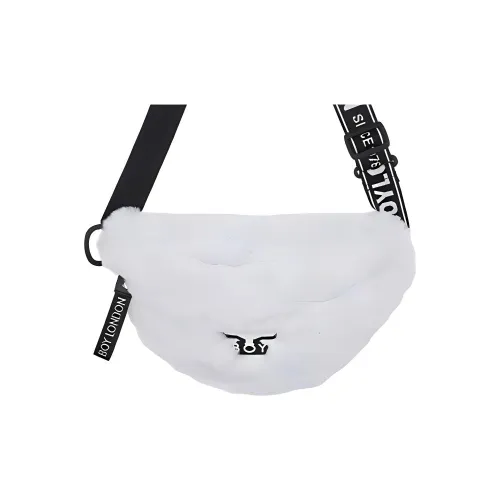 Boy London Polyester Shoulder Bag Crossbody Bag Fanny Pack Regular Unisex White