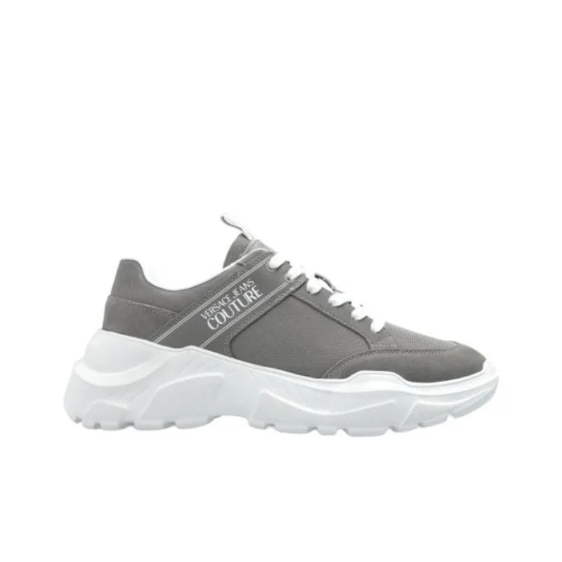VERSACE JEANS COUTURE Low Top Casual Shoes Men's Gray-1