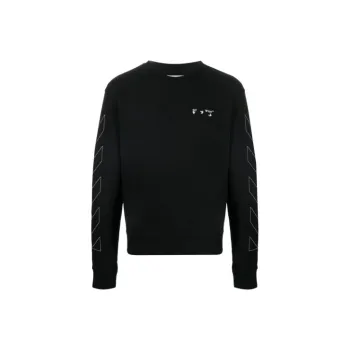 OFF WHITE Slim Fit Diag Logo Sweatshirt