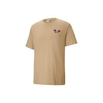 PUMA x Maison Kitsune T Shirt Unisex Khaki