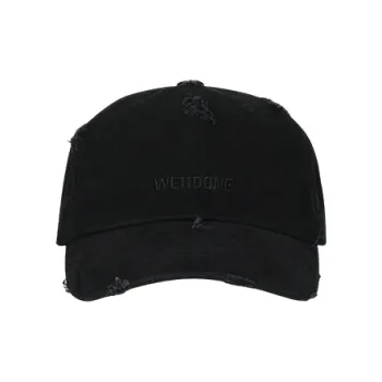 WE11DONE Distressed Baseball Cap