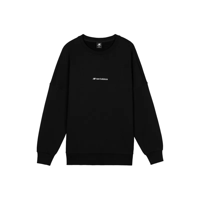 New Balance Heathertech Sweatshirts Men Black-0