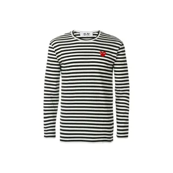 CDG Play T Shirts Men White
