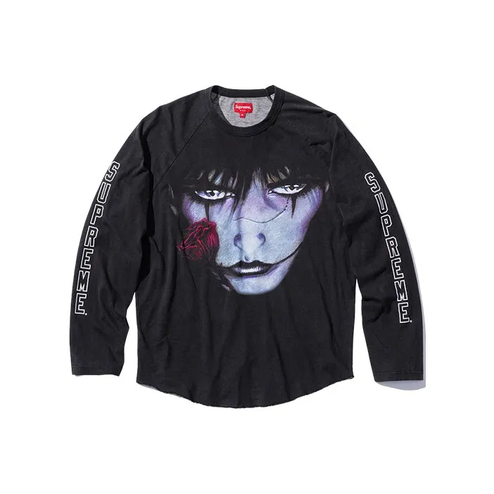 Supreme The Crow Raglan L/S Tee-0