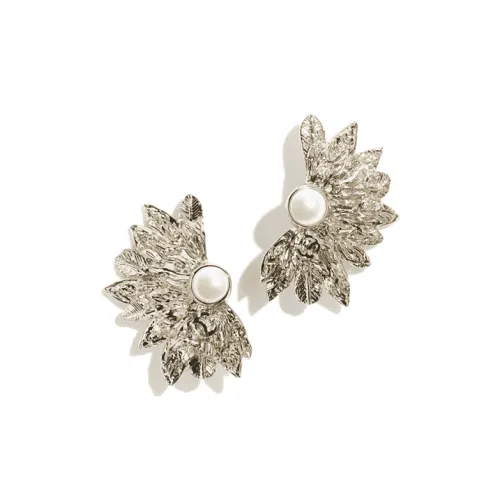 CHANEL Metal Clip On Earrings Women's Gold