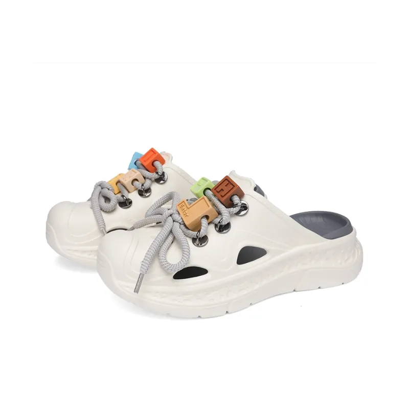 OUGLEMEN EVA Slip Resistant Closed Toe Slippers Men's-3