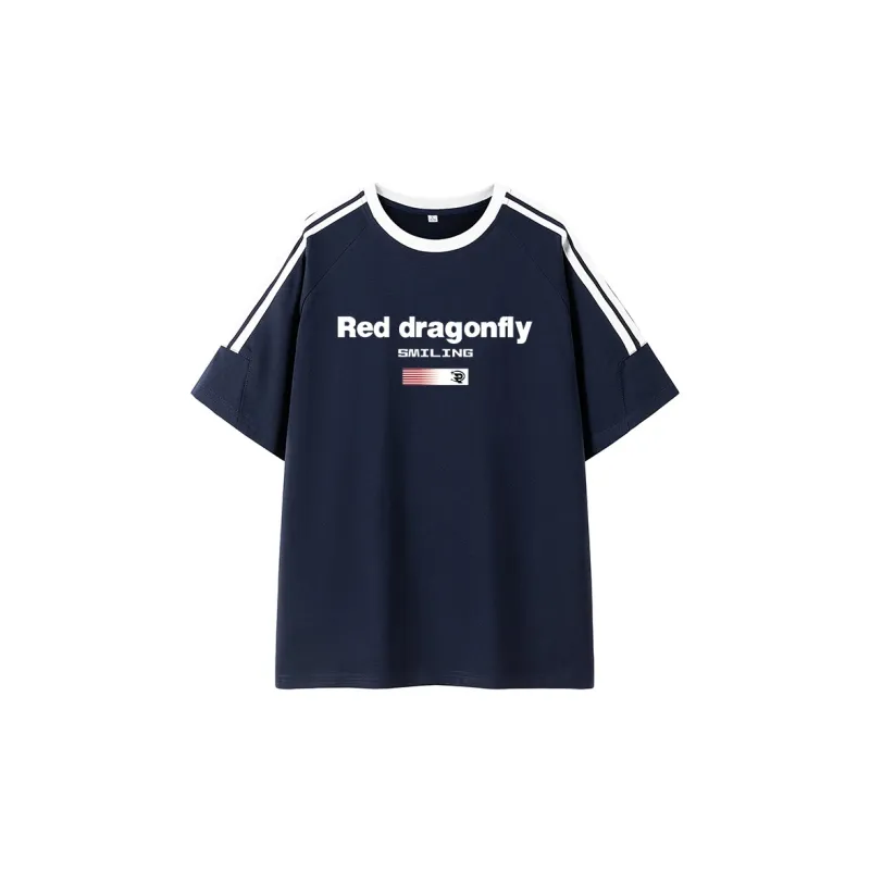 RED DRAGONFLY T Shirt Unisex Black-2