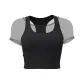 Starburst Black Short-Sleeved
