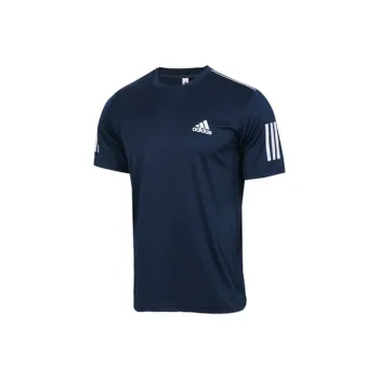 Adidas Set in Sleeve T Shirt Men's Navy Blue