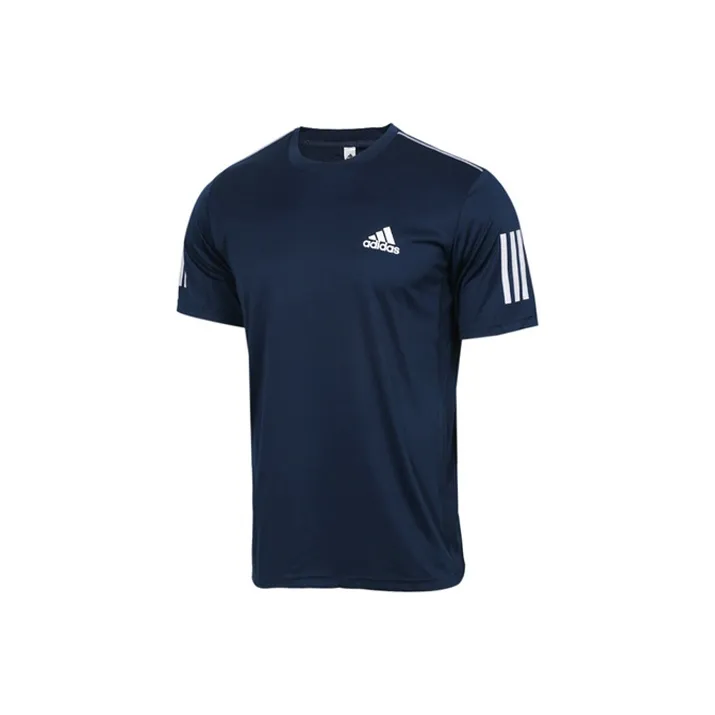 Adidas Set in Sleeve T Shirt Men's Navy Blue-0