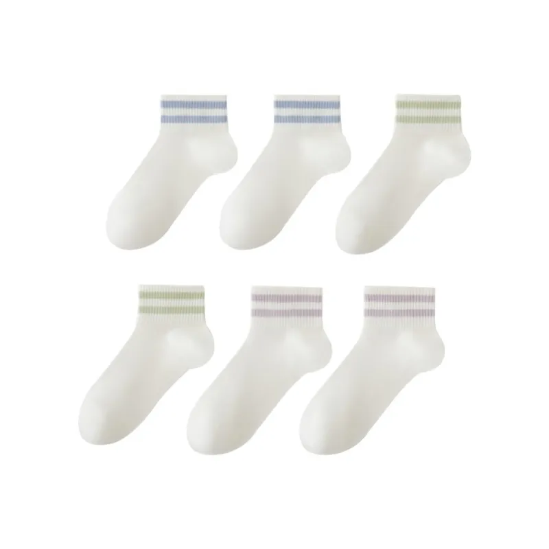Lan Miao Mid Calf Socks Women's 6 Pack-5