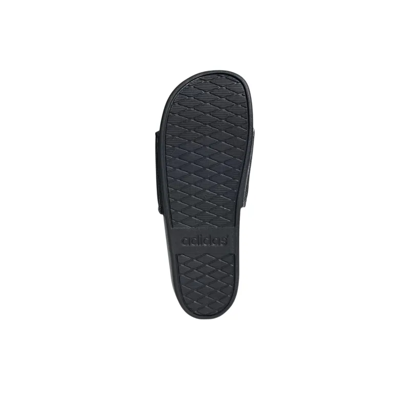 Adidas Adilette Comfort Slides Core Black Silver Metallic-5