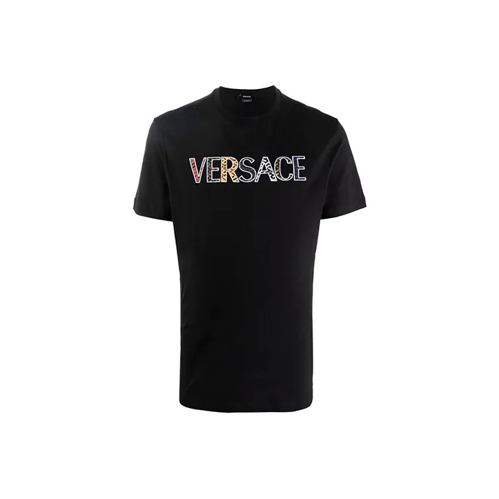 VERSACE Logo T Shirt-0