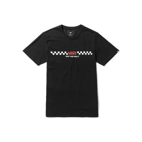 Vans AP Drop V Checker T-Shirt Men's Black