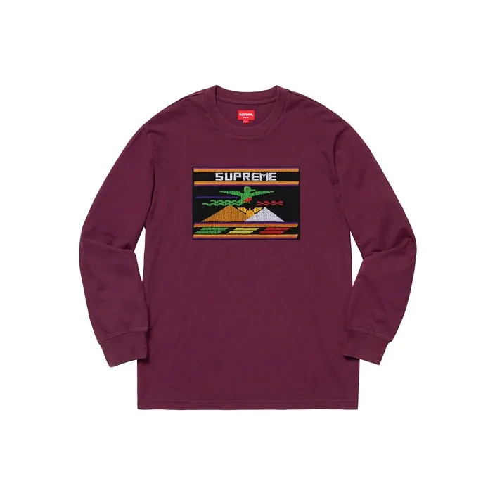 Supreme Needlepoint Patch L/S Top-0