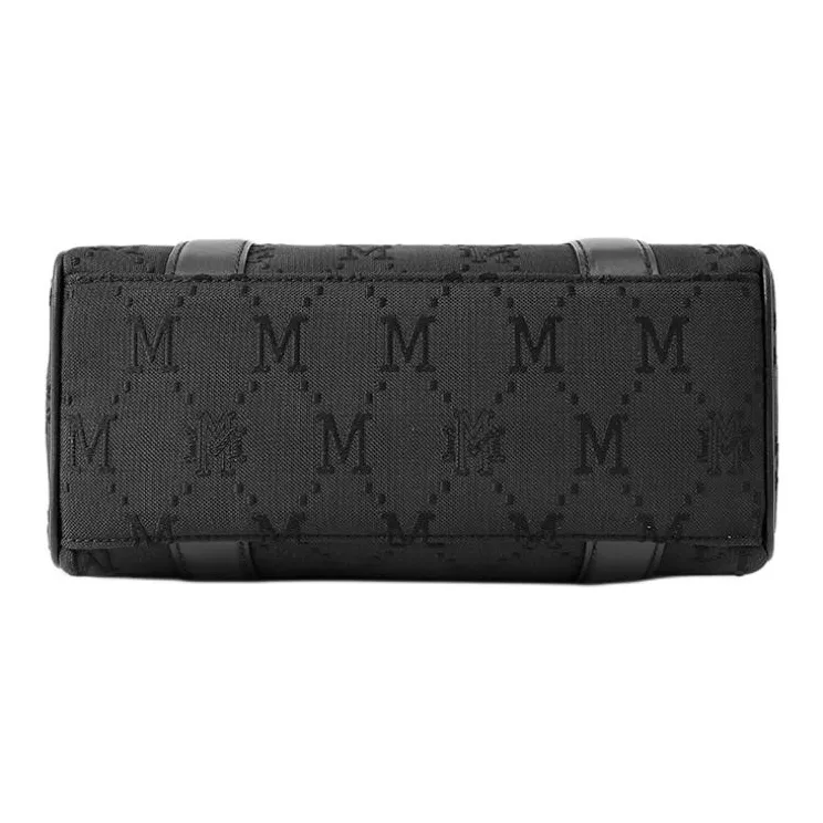 FION Mountain And Sea Journey Series Fabric Handbag Men's Black-3