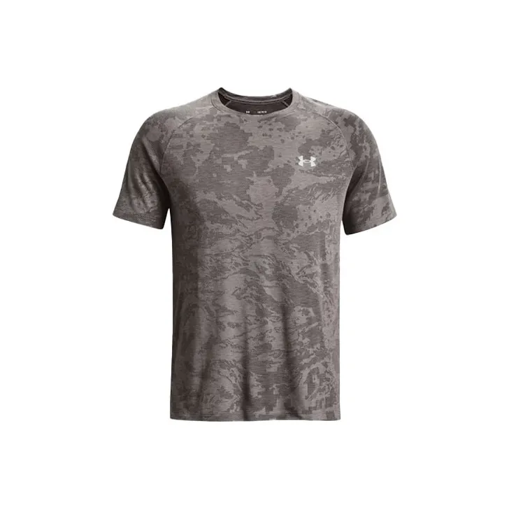 Under Armour Raglan Sleeve T Shirt Men's Gray-0