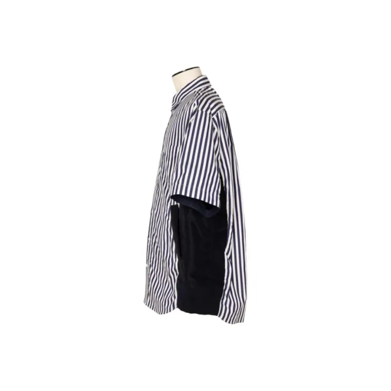 Sacai Shirts Men Marine Blue-2