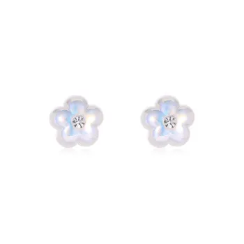DODOGOGO Alloy S925 Sterling Silver Stud Zircon Stud Earrings Women's