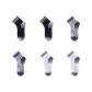 Navy Blue, Light Gray, White