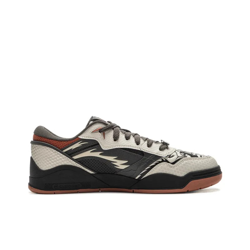 Lol X LINING Moon White 3 Skateboard Shoes Men Low Top Black Gray Color-1