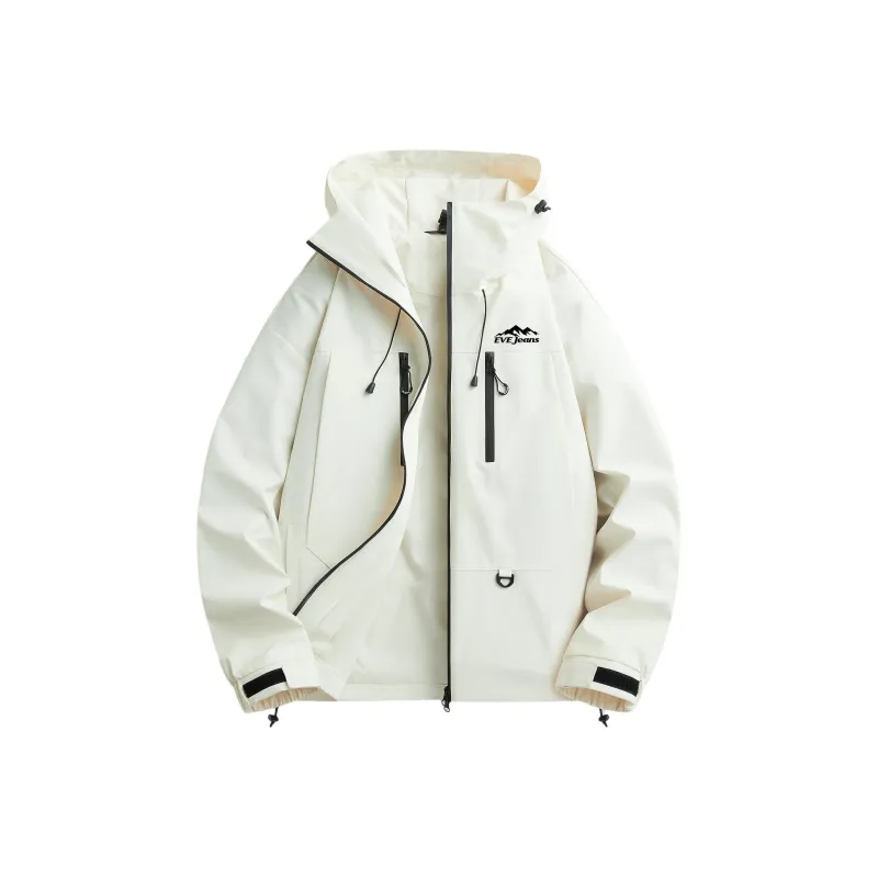 Yiwen Water Resistant Windproof Breathable Warm Windbreaker Jacket Unisex-18