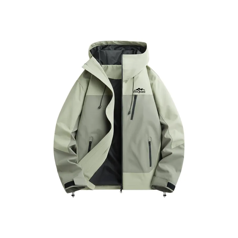 Yiwen Water Resistant Windproof Breathable Warm Windbreaker Jacket Unisex-20