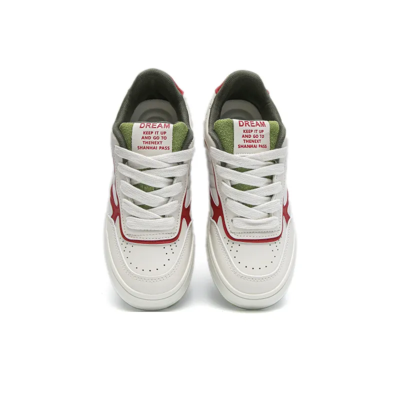 Alan Vincent Anti Slip Wear Resistant Low Top Skateboard Shoes Women's-6