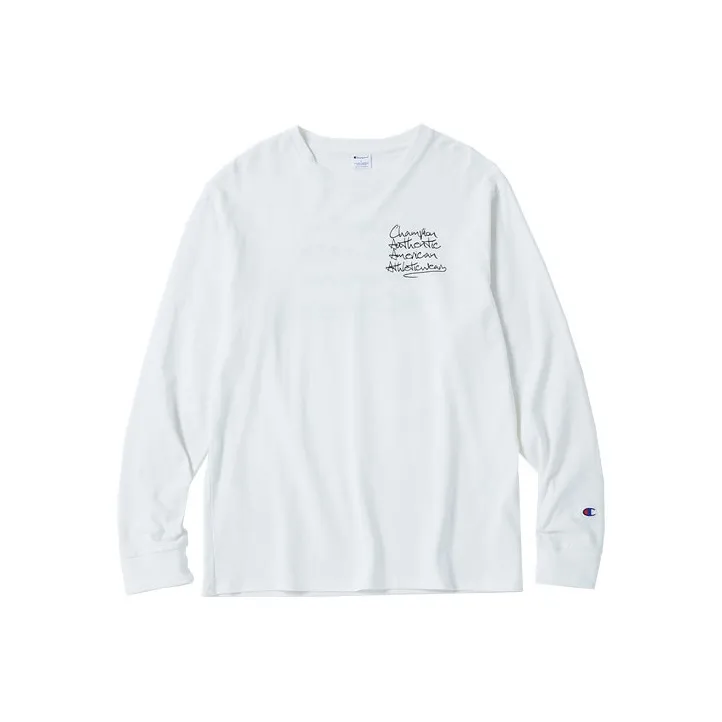 Champion FW21 Straight Long-Sleeved T-Shirt Japan Version Unisex-0
