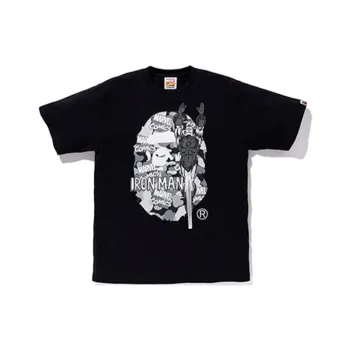 A BATHING APE x Rvel Camo Tee T Shirt Unisex Black