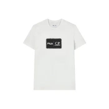 C.p.company X FILA C.P.Company Collaboration Collection T-Shirts Men White