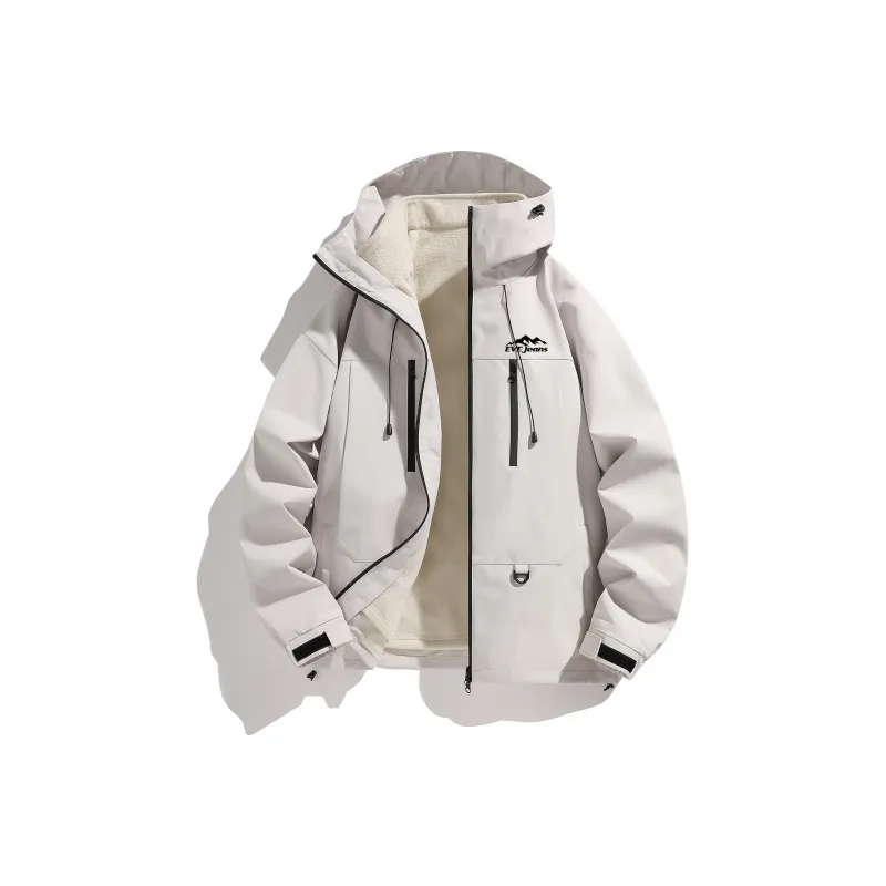 Yiwen Water Resistant Windproof Breathable Warm Windbreaker Jacket Unisex-2