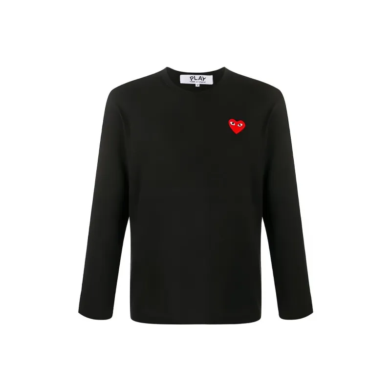 CDG Play T Shirts Men Black-0