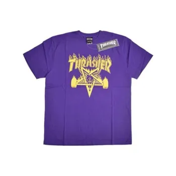 Thrasher T Shirt Unisex Purple Japan Version
