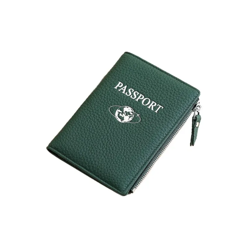 OUZIHUANG Top Grain Cow Leather Card Holder Unisex-4