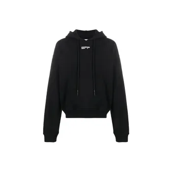 OFF WHITE Oversize Fit Masked Face Hoodie