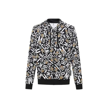 MOSCHINO Teddy Full Print Hoodie