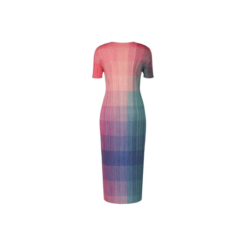 ISSEY MIYAKE Pleated Midi Dress-1