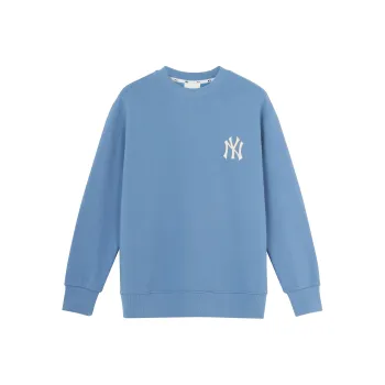MLB Old Flower Sweatshirts Unisex Blue