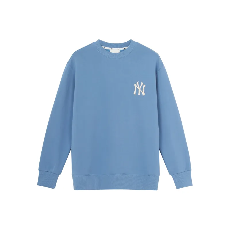 MLB Old Flower Sweatshirts Unisex Blue-0