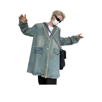 Universal Templates Denim Jacket Unisex Blue