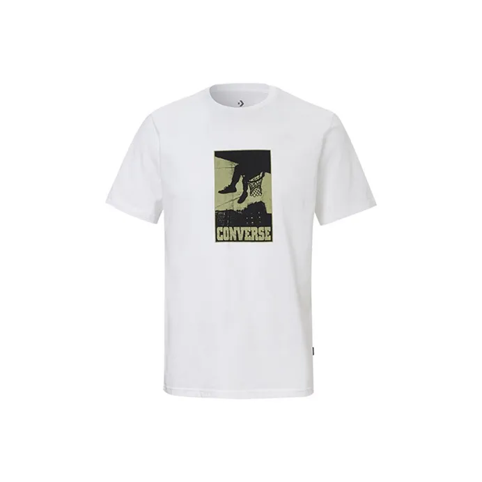 Converse T Shirts Men White-0