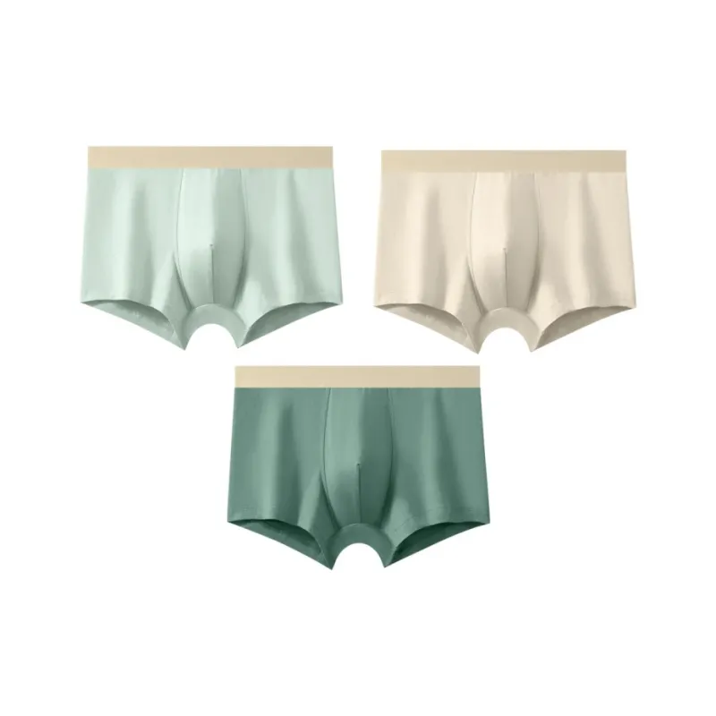 Qiao Ni Tong Underpants Men's 3 Pack-8