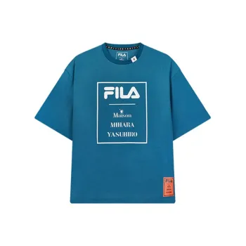 Mihara Yasuhiro X FILA MIHARA YASUHIRO Collaboration Collection T-Shirts Men Light Lake Blue