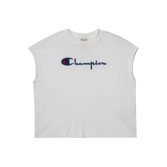 Champion Straight T-Shirt Women's White-0