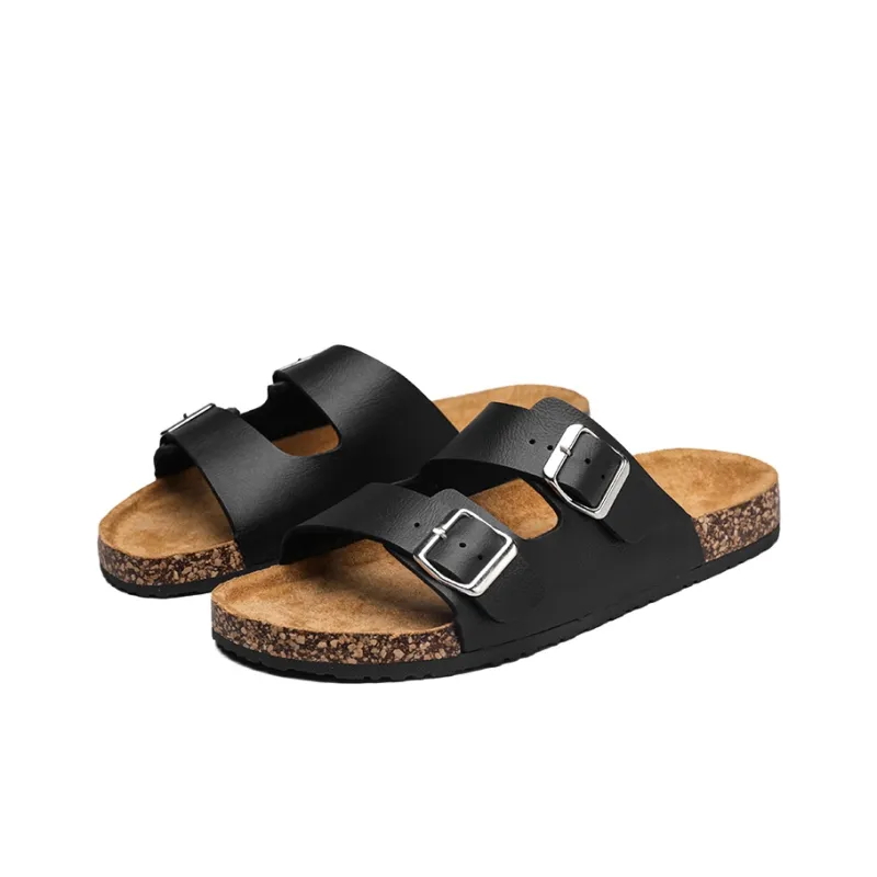 NANJIREN Slip Resistant Abrasion Resistant Cushioning Slide Slippers Unisex-8